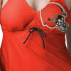 Cleveland Browns NFL Womens Summertime Solid Tankini