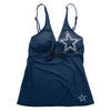 Dallas Cowboys NFL Womens Summertime Solid Tankini