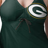 Green Bay Packers NFL Womens Summertime Solid Tankini