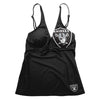 Las Vegas Raiders NFL Womens Summertime Solid Tankini