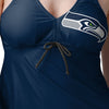 Seattle Seahawks NFL Womens Summertime Solid Tankini