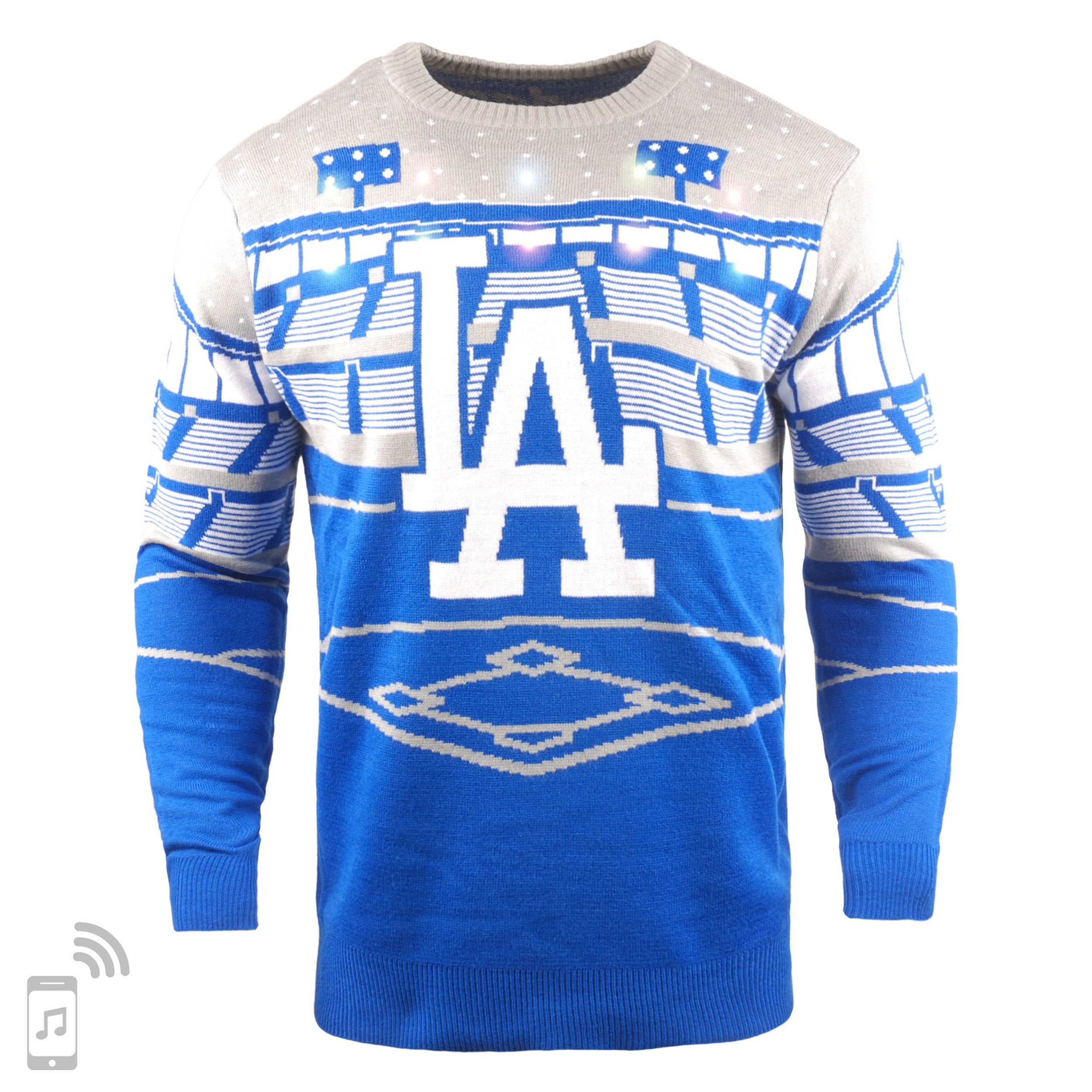 Los Angeles Dodgers MLB Light Up Bluetooth Sweater