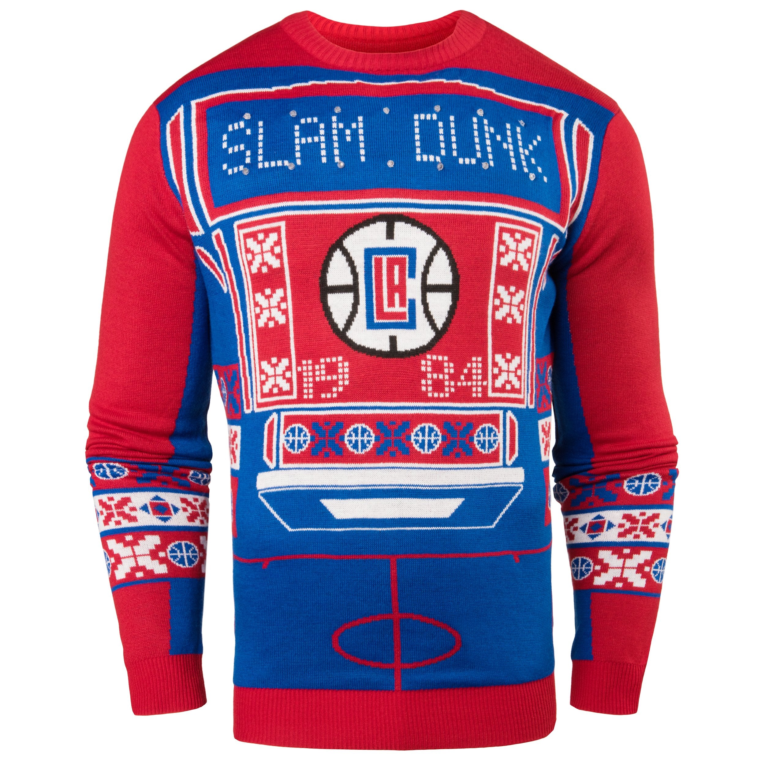 NBA Houston Rockets Red White Ugly Christmas Sweater
