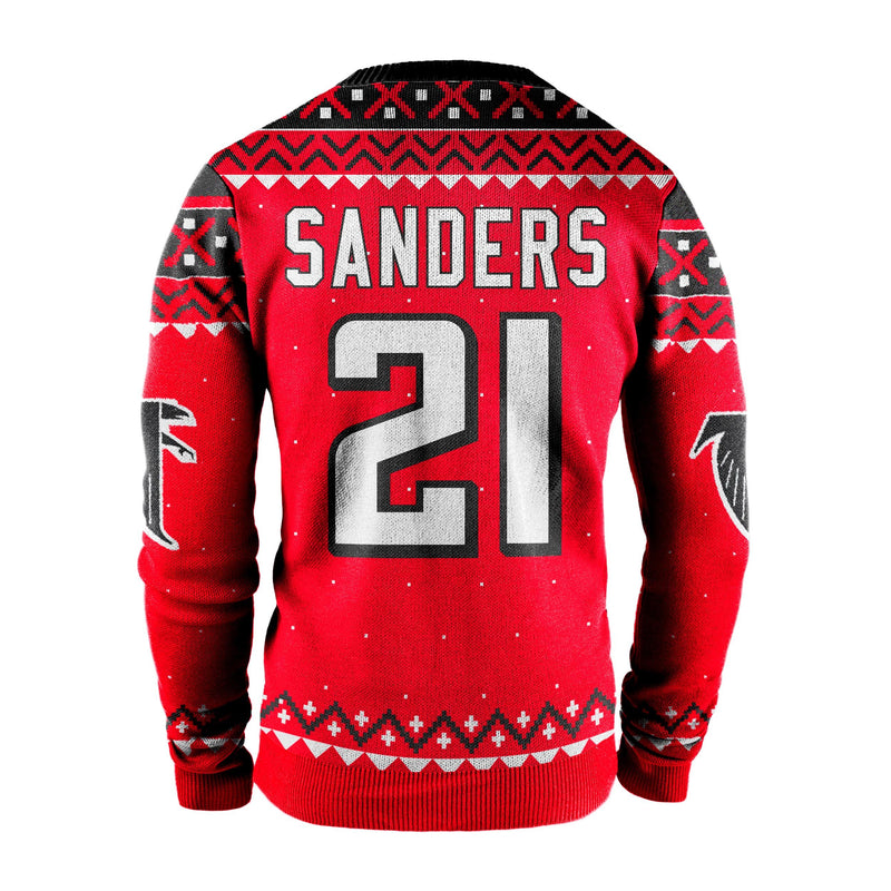 Atlanta Falcons NFL Deion Sanders Retired Player Sweater