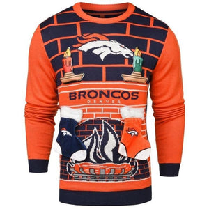 Denver Broncos NFL Ugly 3D Holiday Sweater