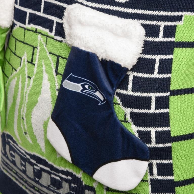 Team Logo Seattle Seahawks Ugly Christmas Sweaters - Peto Rugs