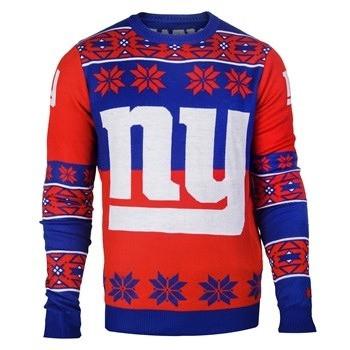 NFL NEW YORK GIANTS PATCHES Ugly Sweater, Large – Ugly Christmas Sweater  Party