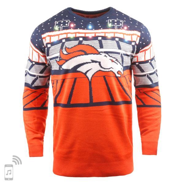 NFL Light Up Ugly Christmas Sweater With Bluetooth Speaker