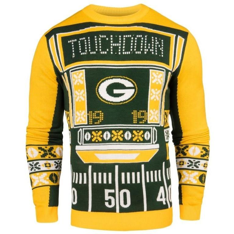 Lighted Nfl Sweaters Women's FOCO Green Green Bay Packers Ugly
