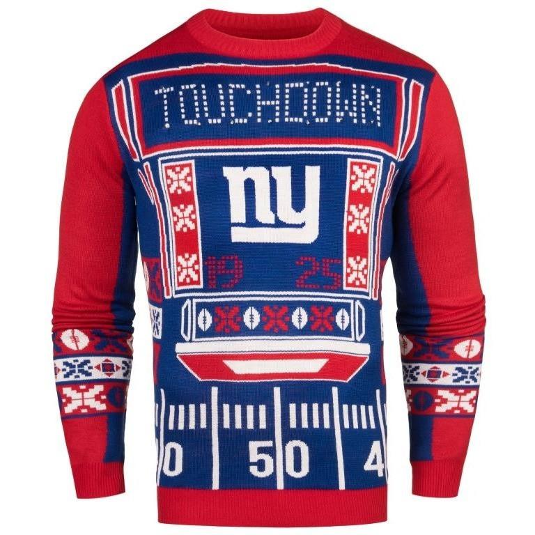 New York Giants NFL Mens Light Up Sweater