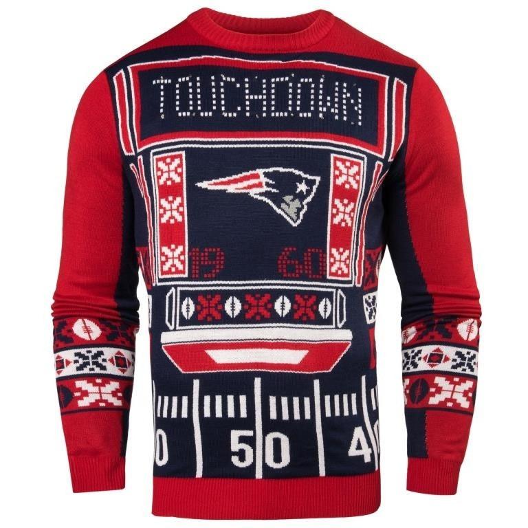 New England Patriots NFL Mens Light Up Sweater