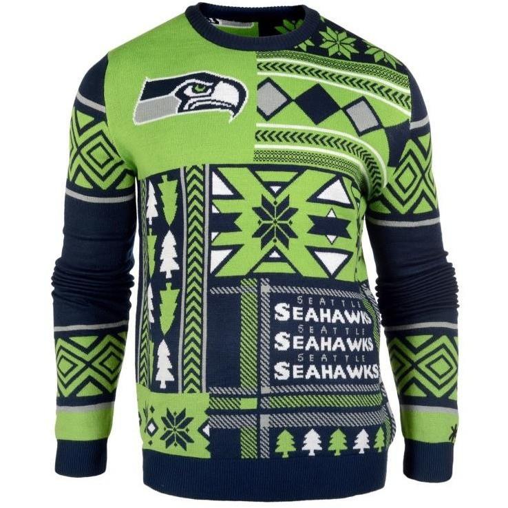 For Fans NFL Seattle Seahawks Christmas Tree And Gift Ugly