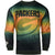 Green Bay Packers NFL Mens Printed Gradient Crew Neck Long Sleeve Shirt