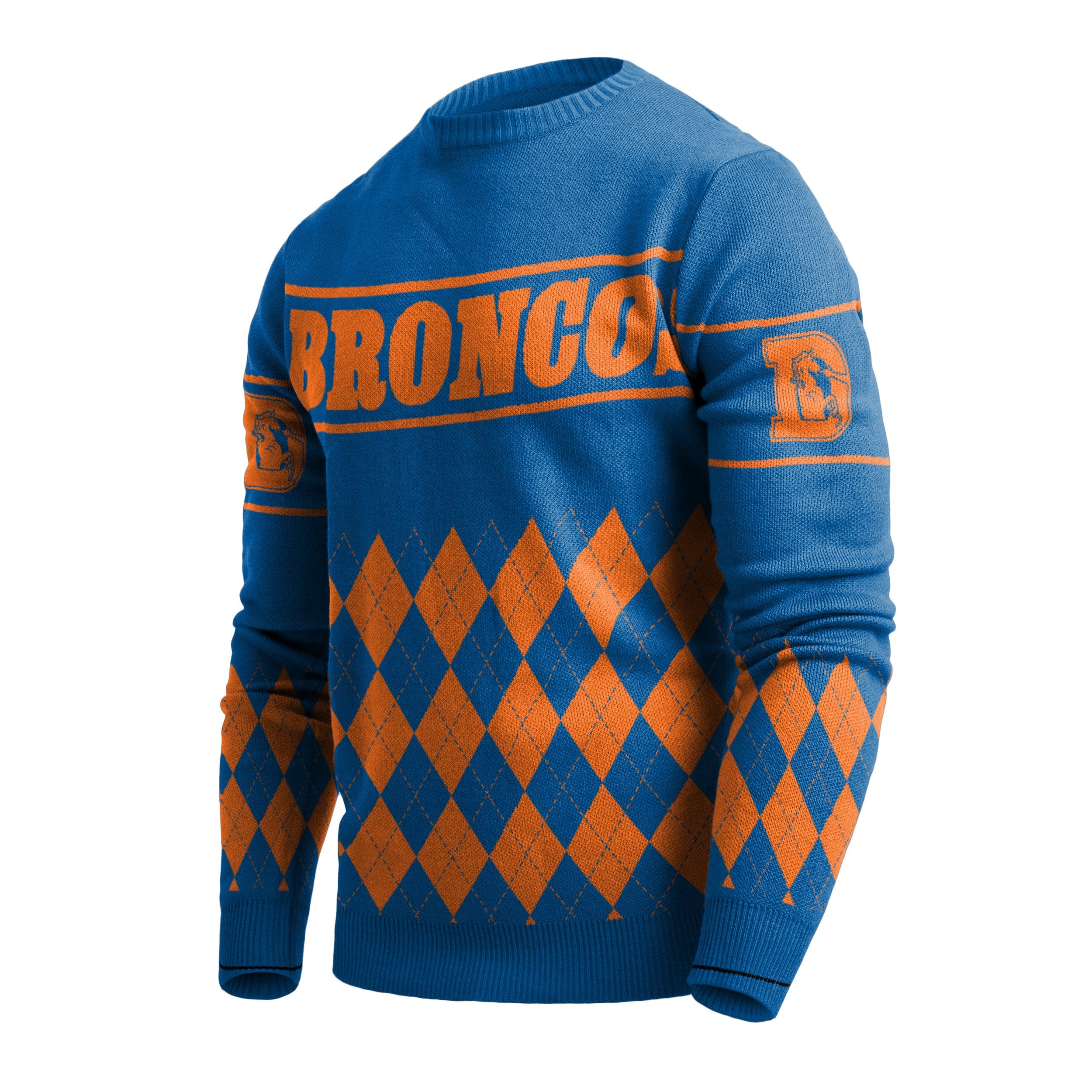 Denver Broncos NFL Mens Light Up Sweater