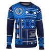 Winnipeg Jets NHL Patches Ugly Crew Neck Sweater