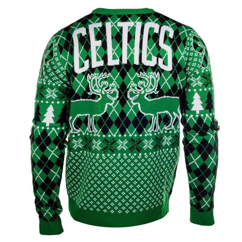Boston Celtics NBA Ugly Crew Neck Sweater - Main Image