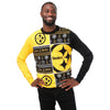 Pittsburgh Steelers NFL Mens Busy Block Snowfall Sweater