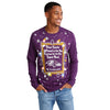 Baltimore Ravens NFL Mens Dear Santa Light Up Sweater