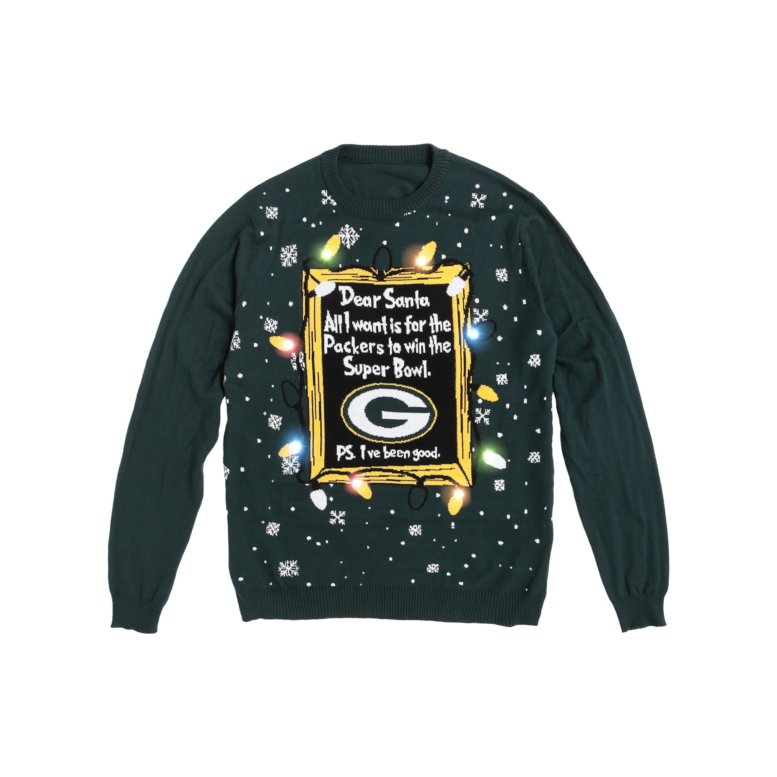 Green Bay Packers Busy Block NFL Ugly Sweater