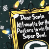 Green Bay Packers NFL Mens Dear Santa Light Up Sweater