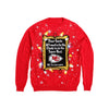 Kansas City Chiefs NFL Mens Dear Santa Light Up Sweater