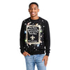 New Orleans Saints NFL Mens Dear Santa Light Up Sweater