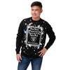 Las Vegas Raiders NFL Mens Dear Santa Light Up Sweater