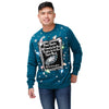 Philadelphia Eagles NFL Mens Dear Santa Light Up Sweater