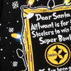 Pittsburgh Steelers NFL Mens Dear Santa Light Up Sweater