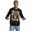 Pittsburgh Steelers NFL Mens Dear Santa Light Up Sweater