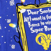 Los Angeles Rams NFL Mens Dear Santa Light Up Sweater