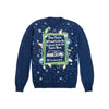 Seattle Seahawks NFL Mens Dear Santa Light Up Sweater