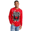 Tampa Bay Buccaneers NFL Mens Dear Santa Light Up Sweater