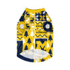 Michigan Wolverines NCAA Busy Block Dog Sweater