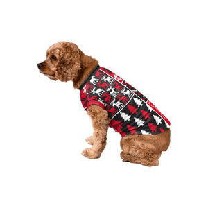 Nebraska Cornhuskers NCAA Busy Block Dog Sweater