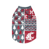 Washington State Cougars NCAA Busy Block Dog Sweater