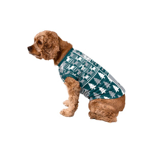 Philadelphia Eagles Fleece Dog Coat NFL Stretchy Dog Sweater 