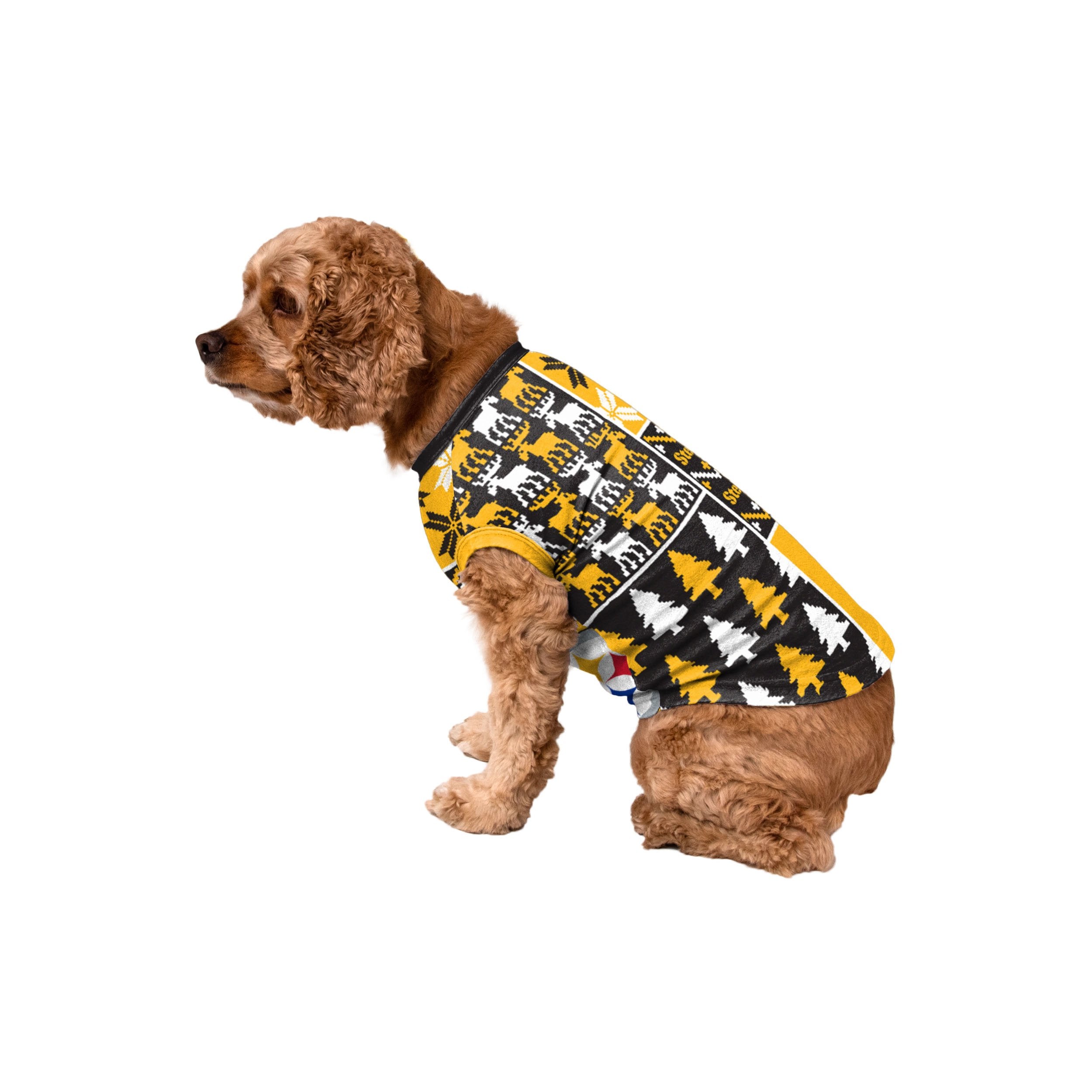 Pittsburgh Steelers NFL Busy Block Dog Sweater