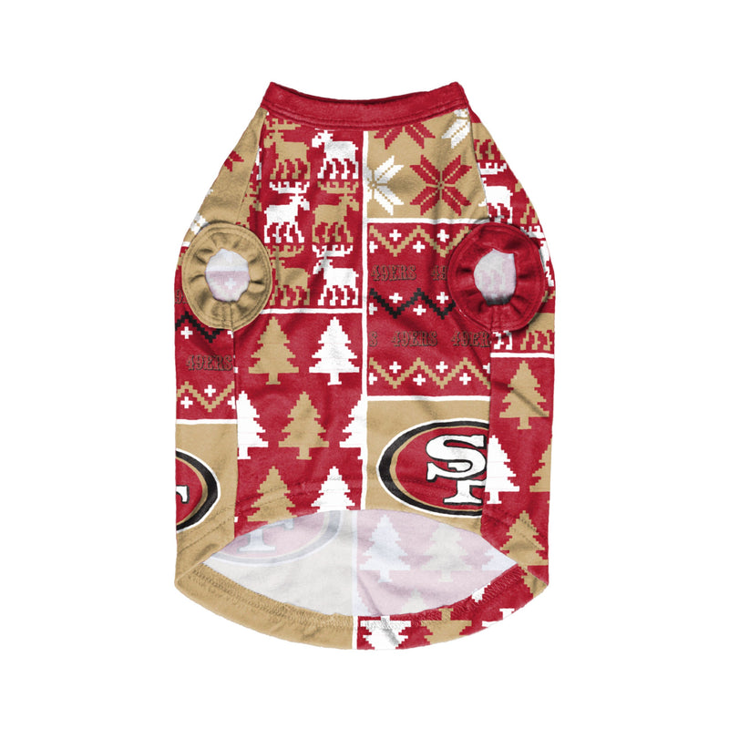 san francisco 49ers dog sweater