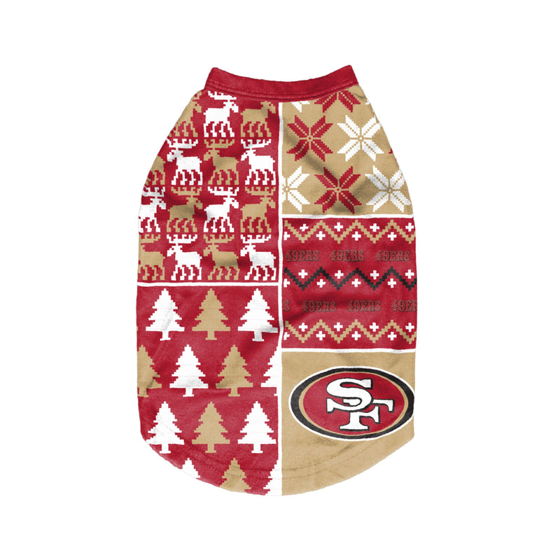 San Francisco 49Ers NFL Busy Block Dog Sweater