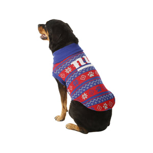 Las Vegas Raiders NFL Knitted Holiday Dog Sweater