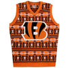 Cincinnati Bengals Aztec Print Ugly Sweater Vest