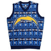 San Diego Chargers Aztec Print Ugly Sweater Vest