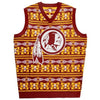 Washington Redskins Aztec Print Ugly Sweater Vest