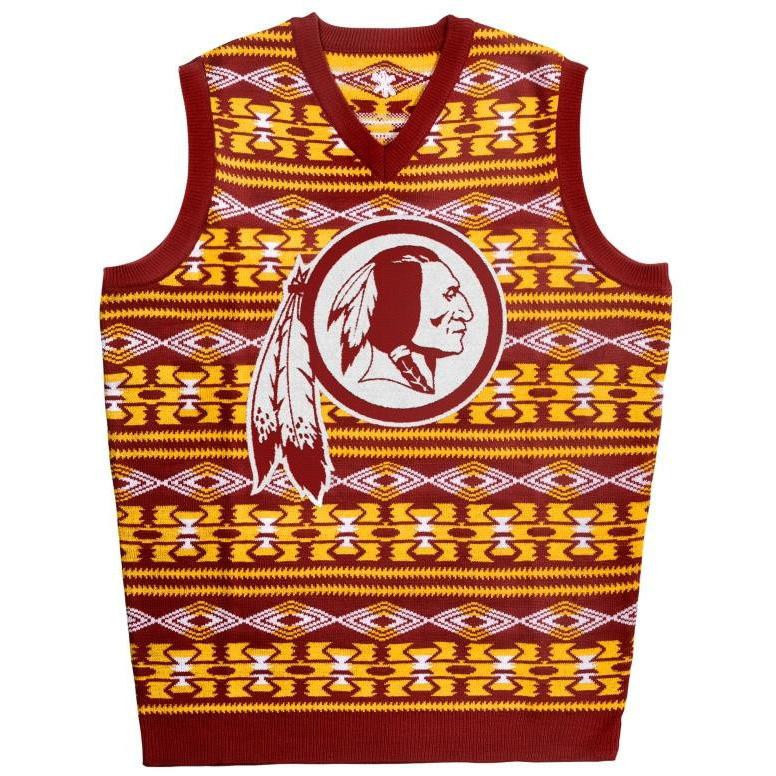 Cleveland Browns Aztec Print Ugly Sweater Vest