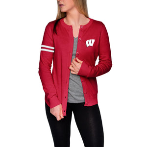 Wisconsin Badgers NCAA Womens Varsity Cardigan