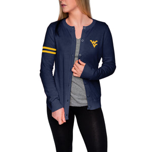 West Virginia Mountaineers NCAA Womens Varsity Cardigan