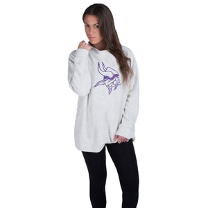 Minnesota Vikings NFL Womens Oversized Comfy Sweater