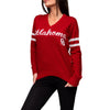 Oklahoma Sooners Womens Vintage Stripe Sweater