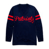 New England Patriots Womens Vintage Stripe Sweater